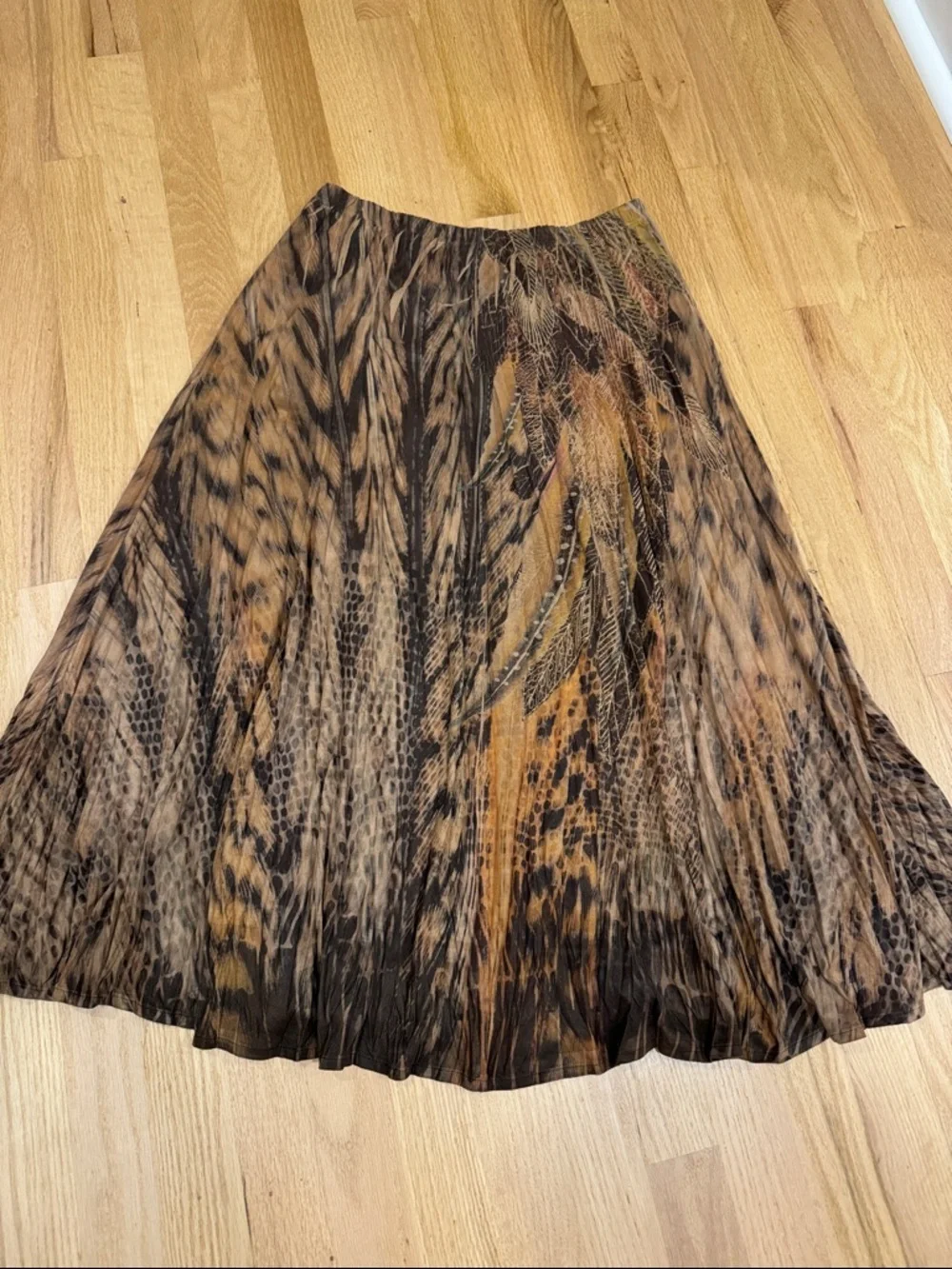 Reba Midi Skirt  | Size M / Romantic Animal Print Snake Western
